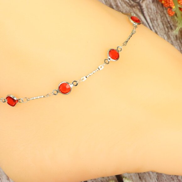 "Dainty Anklet for Women – Elegant Everyday Jewelry & Perfect Gift | MLCRC1292 - Picture 10 of 10